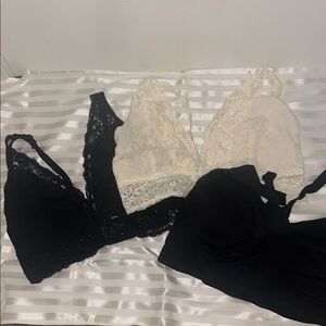 Soma Bralettes. Set of 3. Size XL